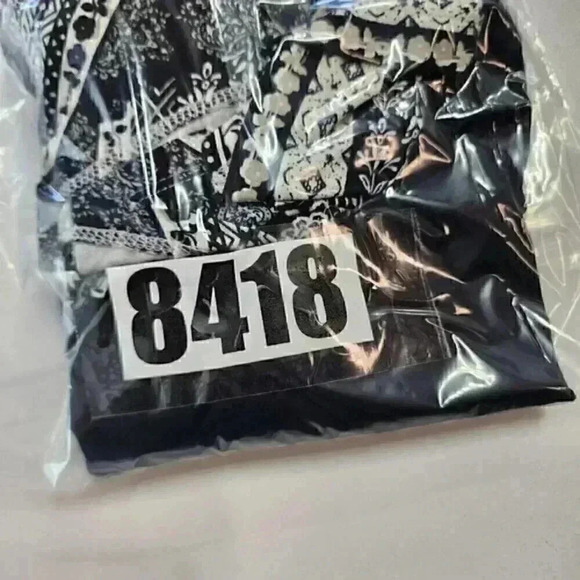 J. Jill Wearever Black Wrap back‎ Long Sleeve Blouse S/P - Picture 10 of 10